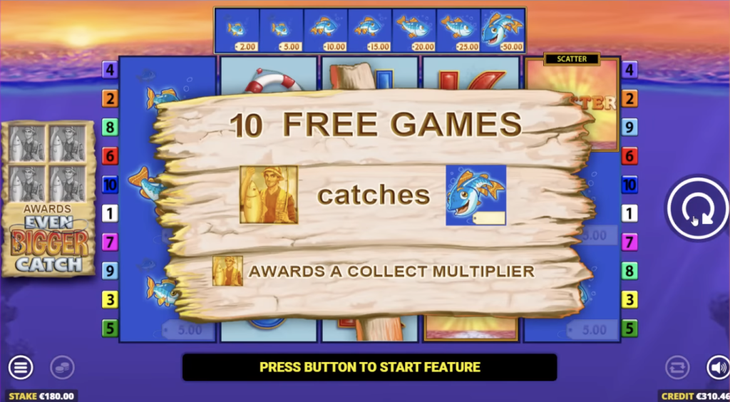 Image of Even Bigger Catch slot gameplay